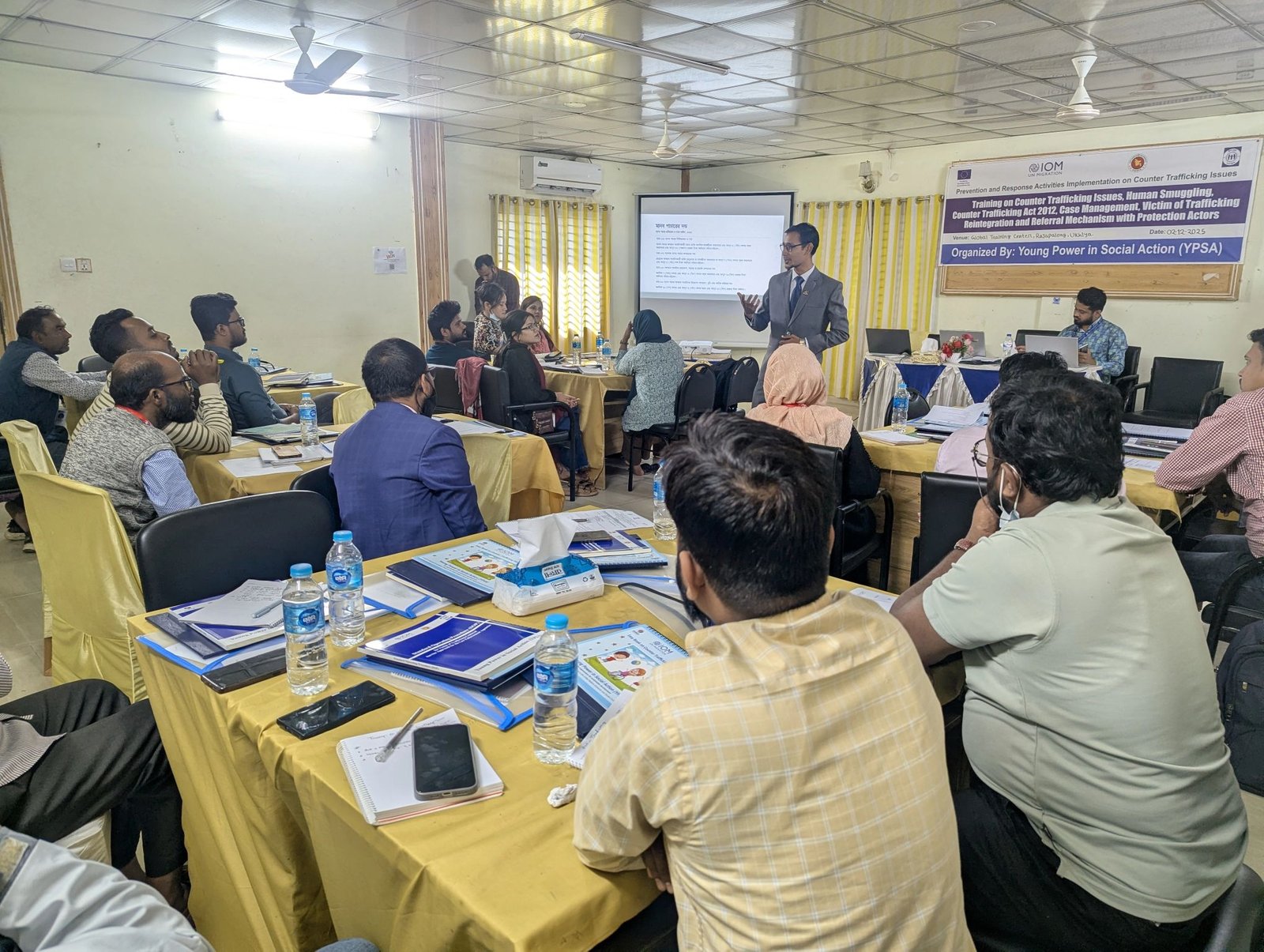 Counter Human trafficking Law Training Session with teachers